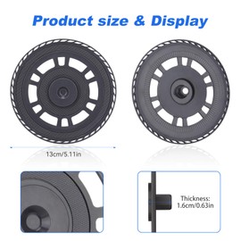 GreeSuit 2 St1ck Wischplatten - Ersatzhalterung zubeh?r Kompatibel mit Dreame X40 Ultra/ L10s Pro Ultra Heat/ L20 Ultra Staubsaug, Wiederverwendbar Ersatzhalterung