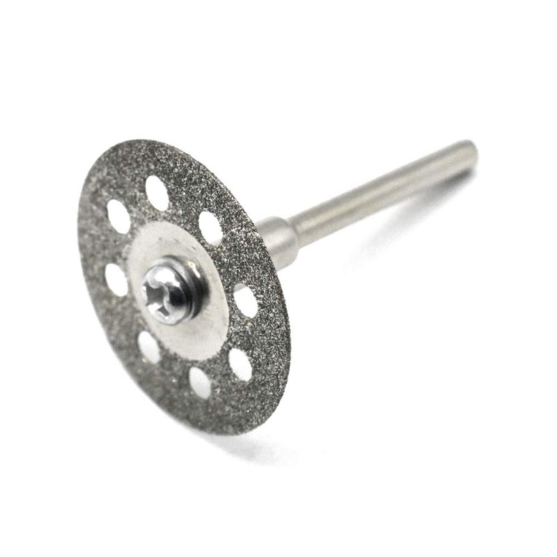 Diamond Cutting Wheel 40PCS (25mm/22mm/18mm/16mm Each 10) with Mandrel (3mm)