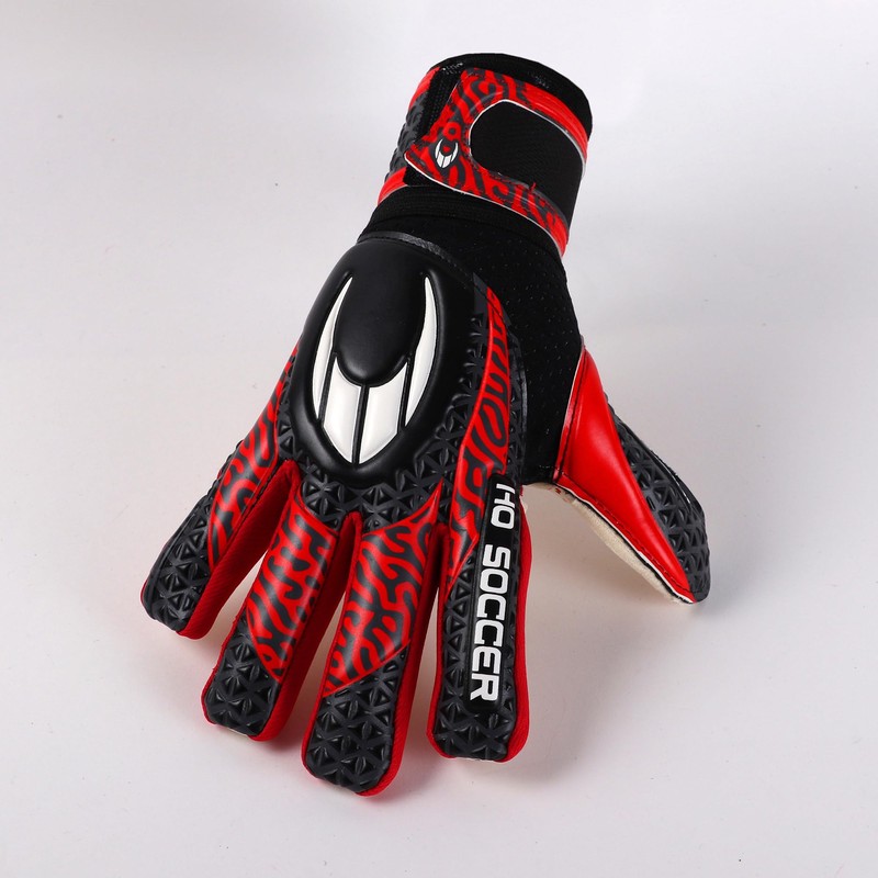 HO Soccer Initial Arena NG Red Goalkeeper Gloves, Unisex Kids,