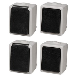 McPower TAFF 1534888 Wet Room Set IP44 4 Pieces Grey