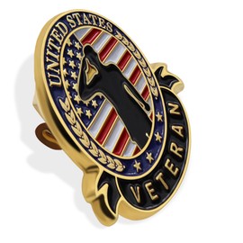 10 Pcs US Veteran Day Decorations Pins– Patriotic American Flag Pins Memorial Day Military U.S. Army Marine Corps Air Force Navy Lapel pin