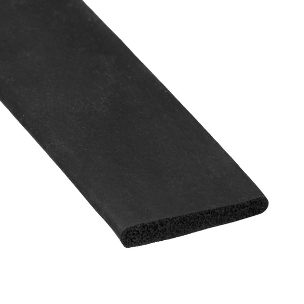 sourcing map EPDM Rubber Foam Sheet Strip 20mm(W) x3mm(T) x1.5m(L)