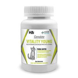 Fancy Pets Medical Solutions Vitality Multivitamínico Tabletas Masticables para Gatos Convalecientes con 60 Tabletas