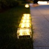 Epicgadget Solar Ice Cube Shaped Brick Light, 4x4x2.15 Inch Ice