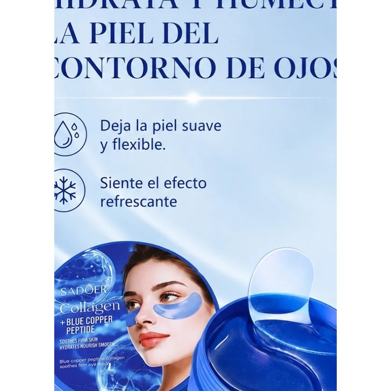 60pcs2 Parches Hidrogel Ojos Con Colágeno Todo Tipo De Piel