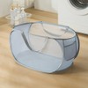 Qtopun Mesh Popup Laundry Hamper, Horizontal Foldable Portable Dirty Clothes