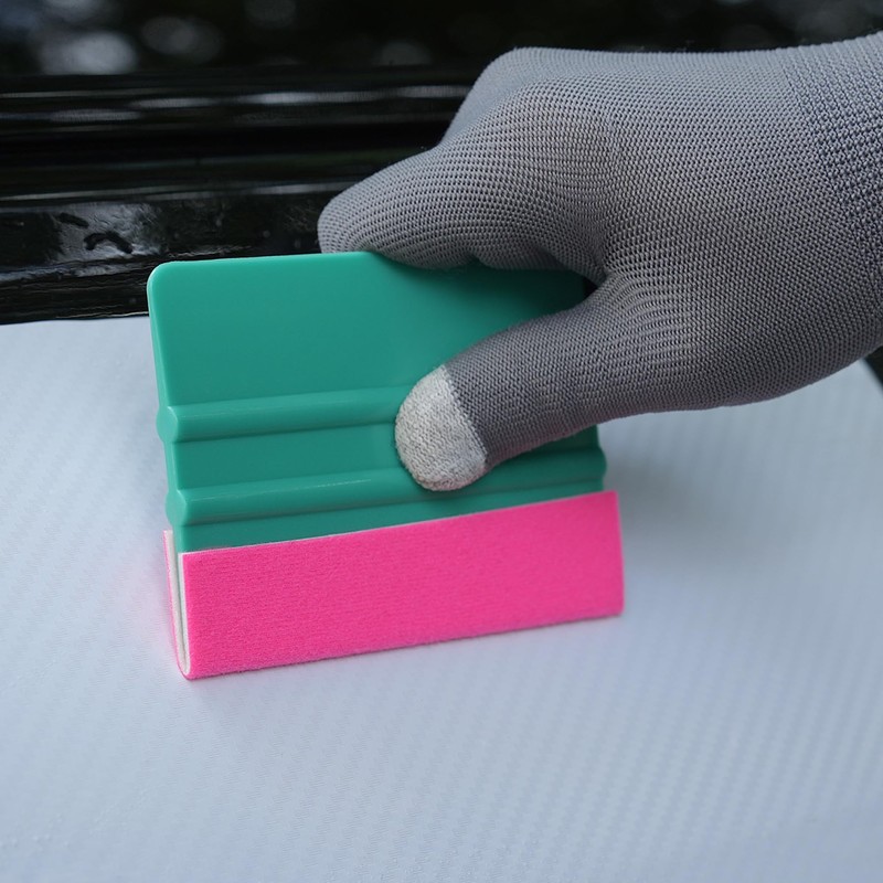 2-Pack Felt Edge Squeegee Tool for Vinyl Wrap, Window Tint,