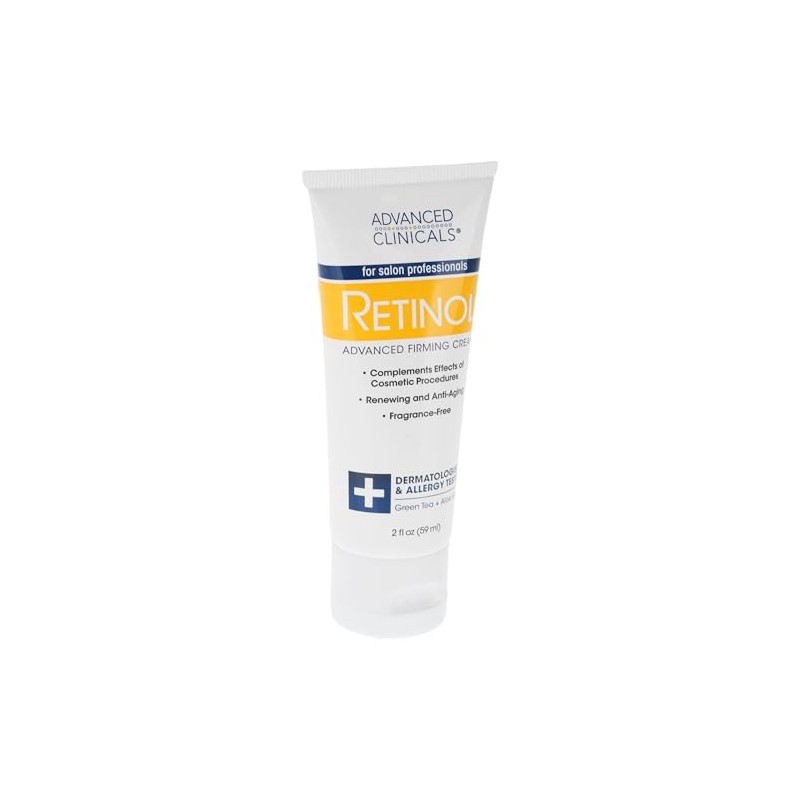 ADVANCED CLINICALS CREMA REAFIRMANTE CON RETINOL ANTI-EDAD CON TE VERDE