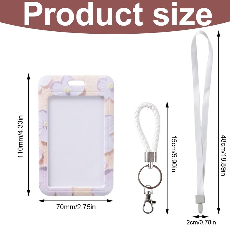 2 Pack Floral Slide Card Holder, Card Holder, Creative Food