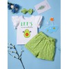 MIGU Toddler Girl Clothes 4T-5T Girls Summer Outfits Girls Clothing