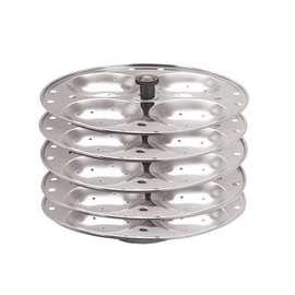 Idli Maker Stand Stainless Steel (5 Plates - 20 Idli Maker), Idli Stand Steamer