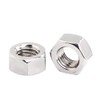 304 (SUS) Stainless Steel Hex Nuts for M6 75 Pcs