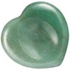Nupuyai Green Aventurine Heart Thumb Worry Stone, Healing Crystal Pocket