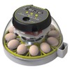 KEBONNIXS 12 Egg Incubator with Humidity Display, Egg Candler, Automatic