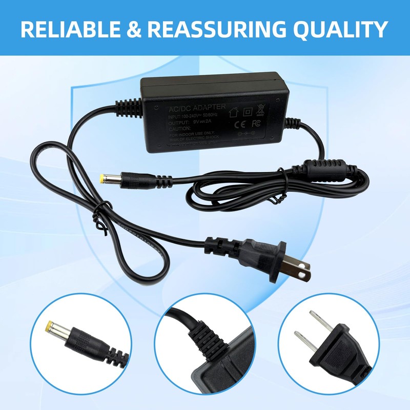 MSZLZTD 9V DC Power Compatible with Alesis Command Mesh Kit,