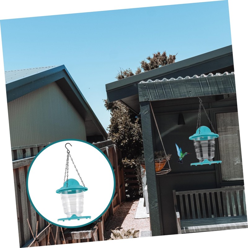 Sosoport Automatic Hummingbird Feeder Wild Bird Feeder Easy Refill Hanging