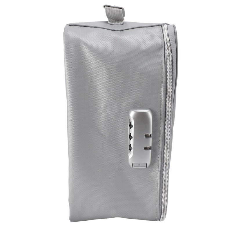 Fireproof Waterproof Document File Organizer Box Portable Home Travel Safe