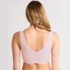 Floatley Cozy Scalloped Bra Comfort Wirefree Full Coverage Seamless Bra