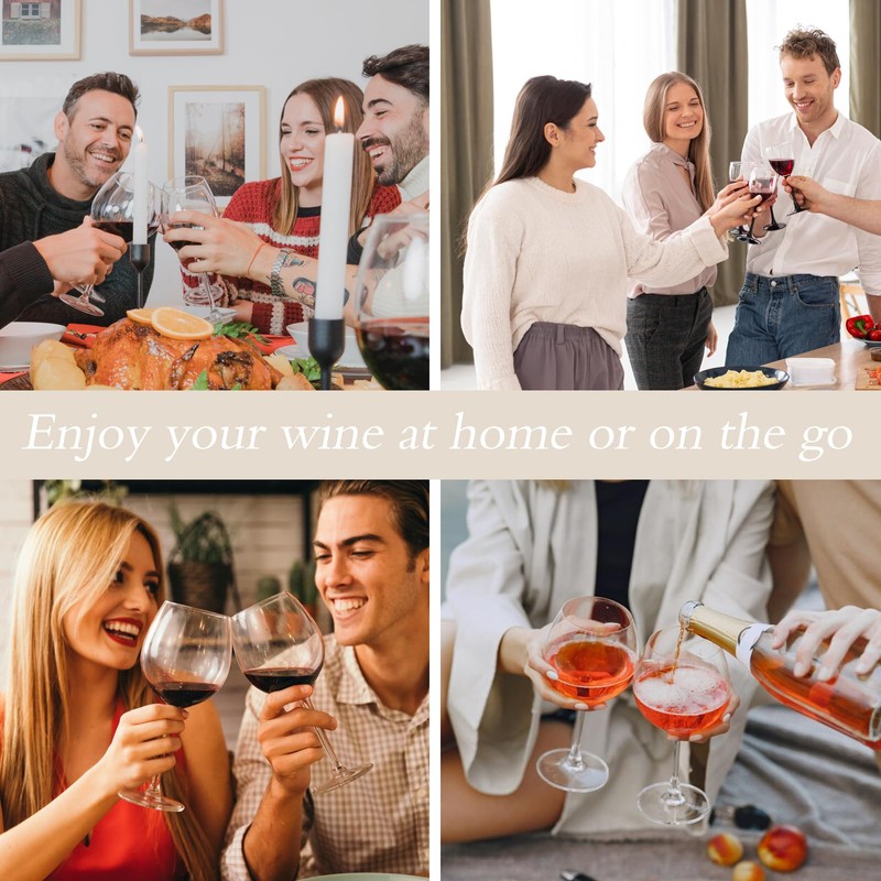 FBBULES 3 PCS Wine Opener Set, 2 in 1 Air