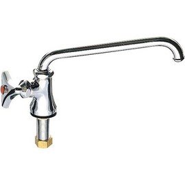 SANEI A57LJ-13 Vertical Free-Up Pipe Left Handle Display Red