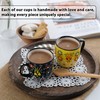 Ceramic Espresso Cups Set of 2, Cute Tea cups, 5.5