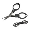Gamakatsu LE108-1 Folding PE Cutter, 3.7 inches (9.5 cm), Fluoro