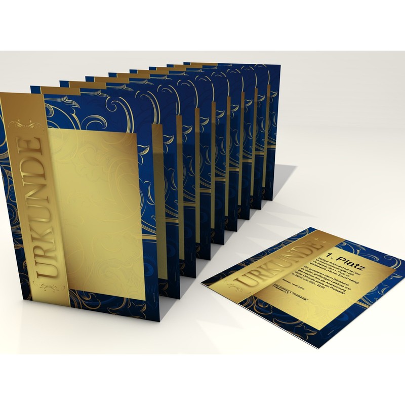 Writing Paper "Gold" 10 Sheets 190 g/m²