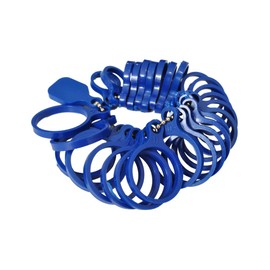 KAP TOOLS - Anillero Plástico con medidas del 1 al 15 para Medir Dedos con Precisión, medidor de tamaño de dedo para la fabricación de anillos, medidor de joyería, herramienta de medidor de dedo