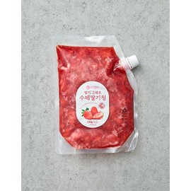 Sosomidam [소소미담] 딸기 그대로 수제 딸기청 1kg [Sosomitam] Handmade Strawberry Jam 1kg