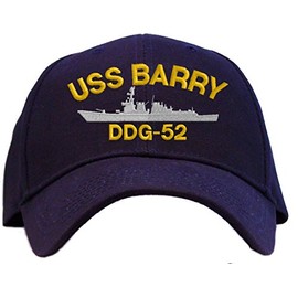 USS Barry DDG-52 Embroidered Baseball Cap - Navy