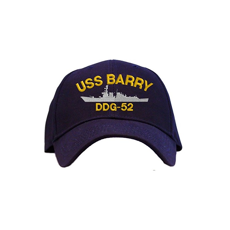 USS Barry DDG-52 Embroidered Baseball Cap - Navy