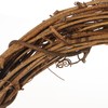 com-four® decorative wooden wreath made of rattan for decorating e.g.