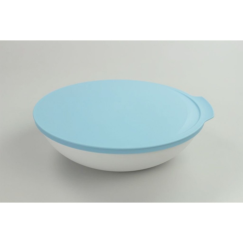TUPPERWARE Allegra 1.5 L Light Blue White Serving Bowl P