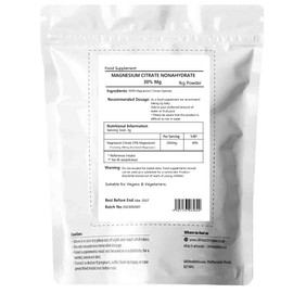 UKHealthHouse Potassium Citrate, Vegan Powder - High Strength Electrolytes Support Superior & Absorption Great Keto and Fasting No Dairy or Gluten UK (1kg)