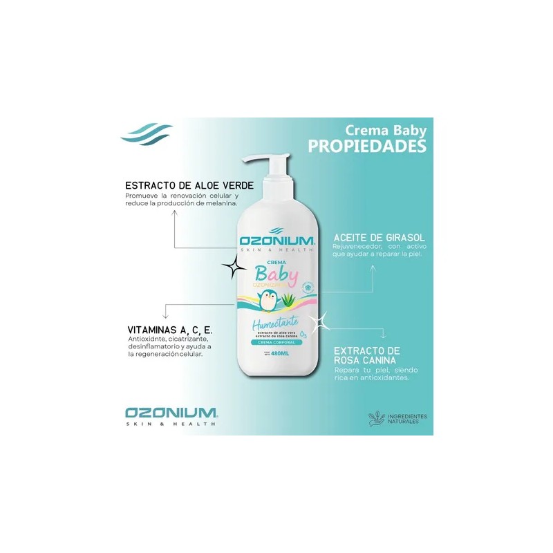 Ozonium Bebê - 480 kg - 480 L - Crema
