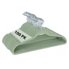 Simplify Slim Velvet Clothes Hangers | 100 Pack | Non-Slip