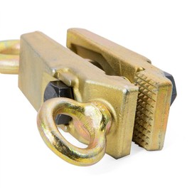 Stark USA Professional 5 Ton 2-Way Auto Body Clamp, Gold, Chrome Steel, 11,000 lbs Straight Pull, 6,600 lbs Top Pull, Self-Tightening, Ideal for Car Body Repair