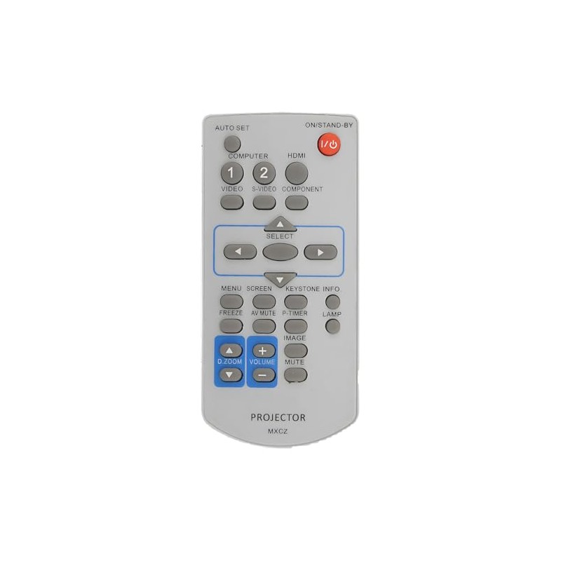 MXCZ Replacement Remote Control for Panasonic Projector PT-VX400U PT-VW431D PT-VW435N