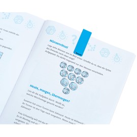 Betzold - Magnetic Bookmark Pack of 5 Colourful Page Marker Bookmark Magnetic Bookmark