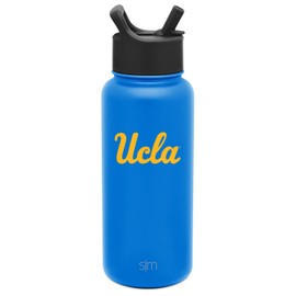 Simple Modern 32oz Summit Water Bottle with Straw Lid - Leakproof Travel Tumbler Stainless Steel - Gifts for Men Women Dads: UCLA Bruins