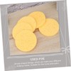 FOMIYES 60pcs Rounded Makeup Puff Powder Simple Cosmetic Puff Comfortable