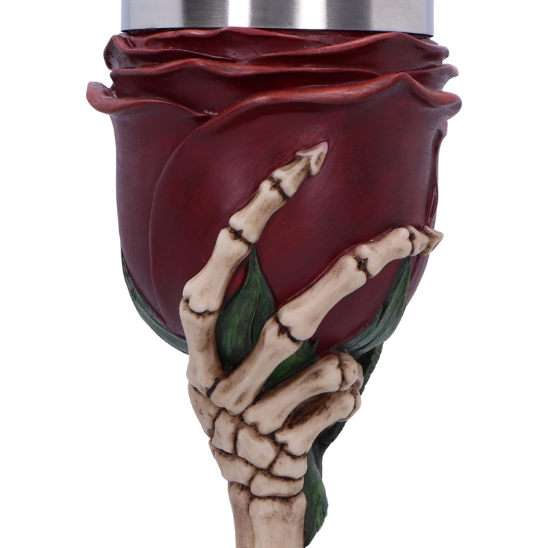 Nemesis Now Rose to The Occasion Goblet 20cm, Red, Resin,