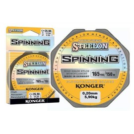 Konger Steelon Spinning Fishing Line Fluorocarbon Coated 0.12-0.30 mm/150 m Monofilament (0.20 mm / 5.90 kg)