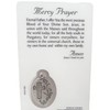 Needzo Divine Mercy Holy Prayer Card with Medal and Chaplet