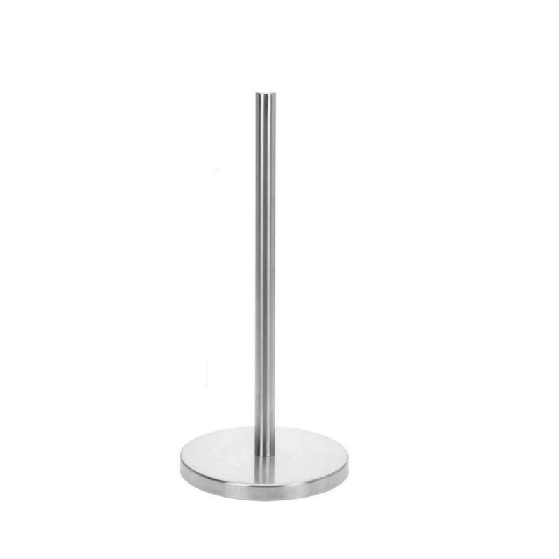 Stainless Steel Kitchen Roll Holder Towel Paper Tissue Stand Pole