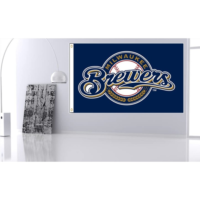 Brewers Flag Milwaukee Team Banner 3x5ft 150D Polyester Flag For