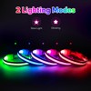 Flashseen LED Cat Collar,Light Up Dog Collar Rechargeable, Dog Lights