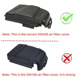 (13pcs) 595658 594106 593260 Air Filter Cover Assembly Kit Compatible with Briggs and Stratton Models 103M02 104M02 104M05 09P700 093J02 550E 550EX 575EX 625EX 625EXi 675EXi 725Exi Lawn Mower Engines
