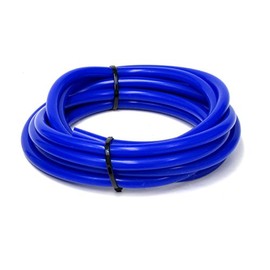 HPS HTSVH5-BLUEx5 Blue 5' Length High Temperature Silicone Vacuum Tubing Hose (60 psi Maxium Pressure, 13/64" ID)