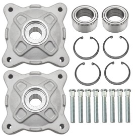 Bujes de rueda delantera izquierda y derecha y rodamiento y espárragos para Polaris RZR 800 RZR 800 S 2008-2014 RZR 570 2012-2013 RZR 570 S 2017